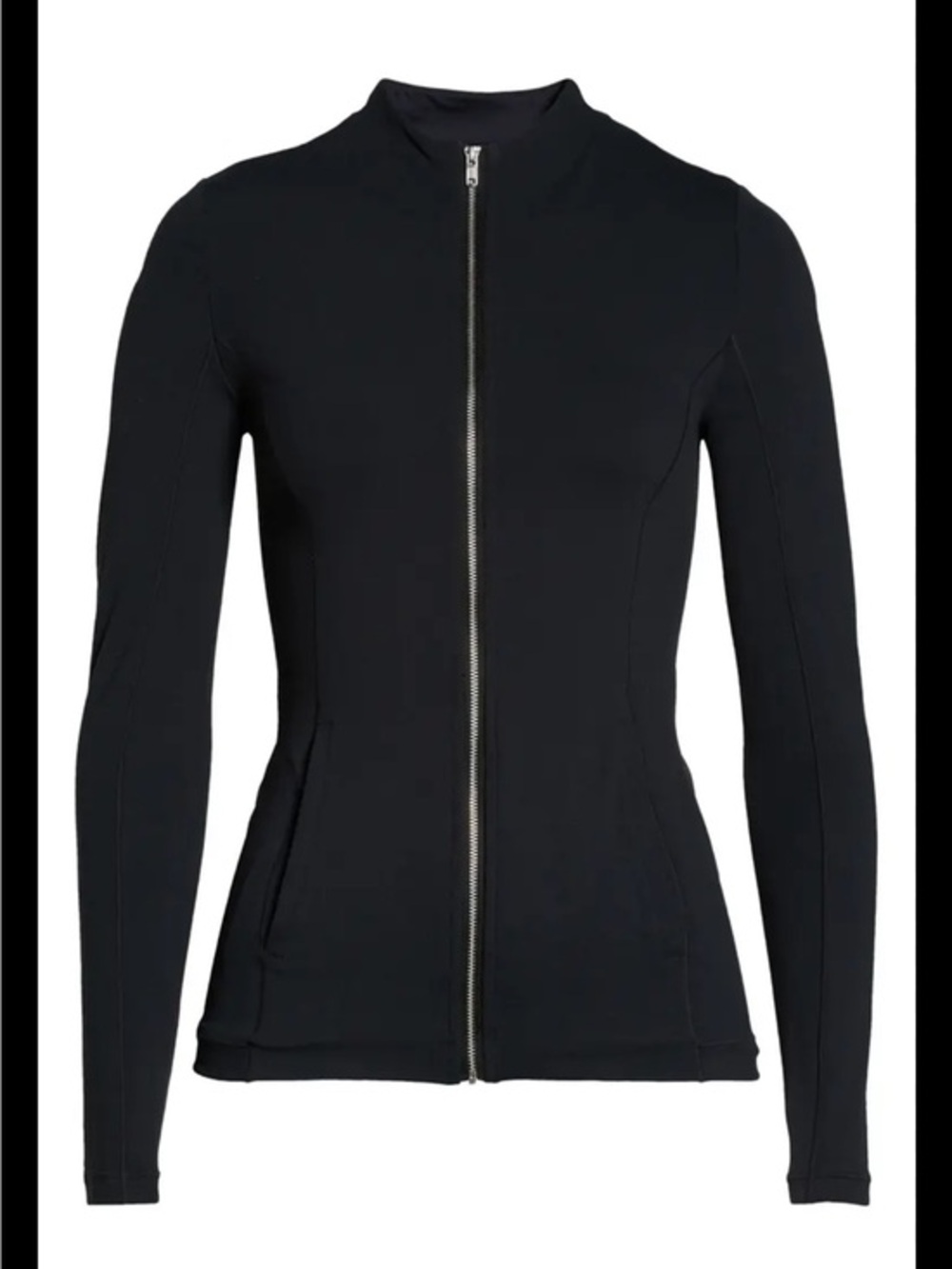 NIke Yoga Luxe Dri-Fit Full Zip Jacket woman’s small - black